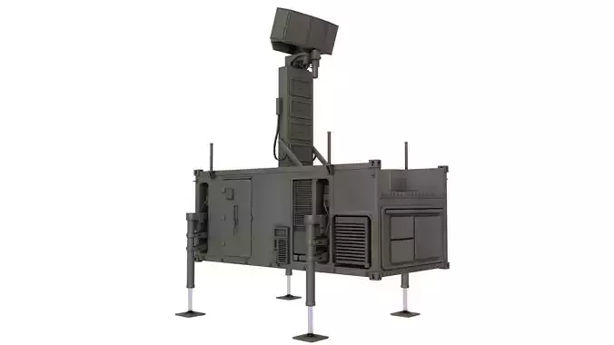 Leonardo Kronos Land Radar 3D model
