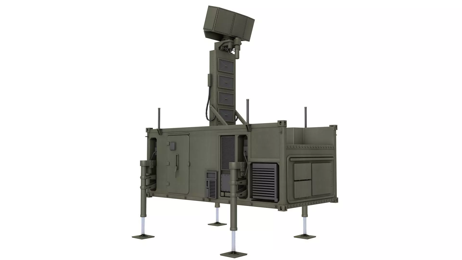 Leonardo Kronos Land Radar 3D model_0