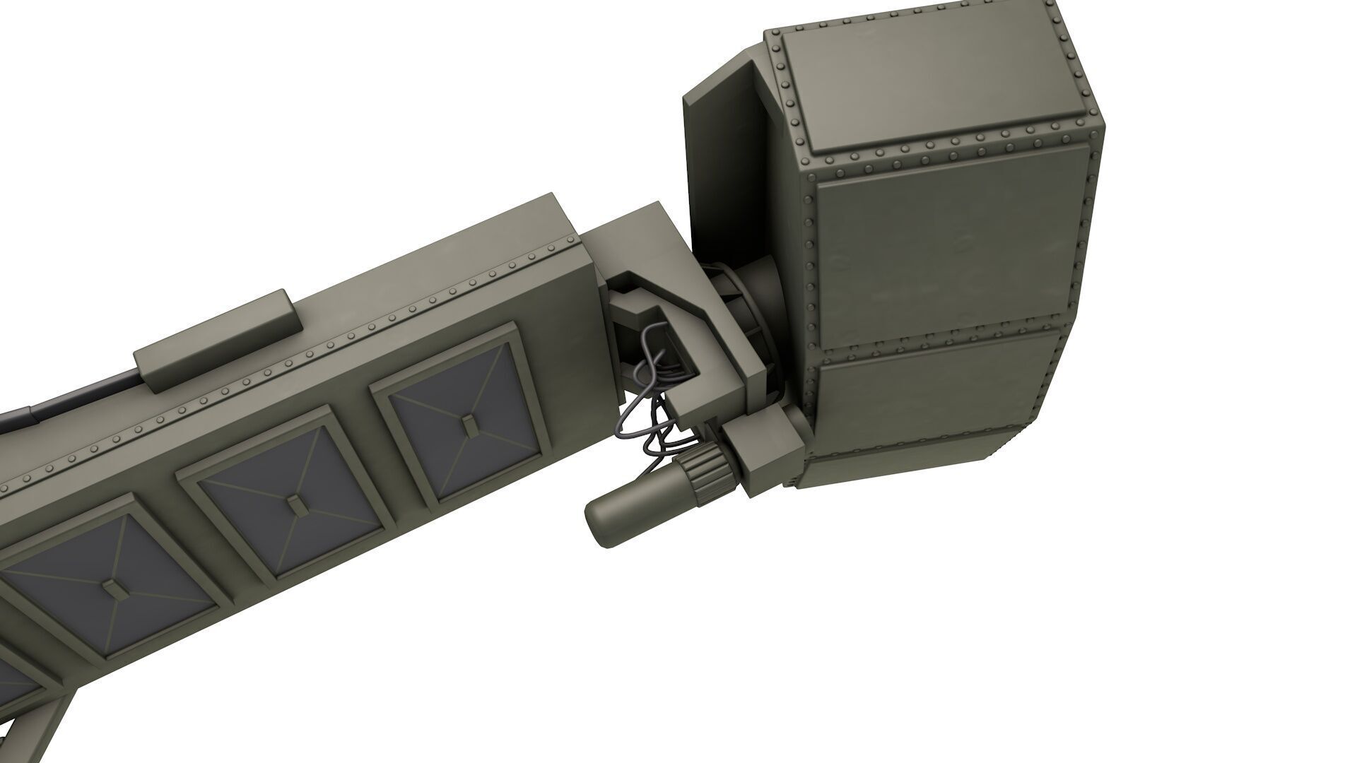 Leonardo Kronos Land Radar 3D model_3