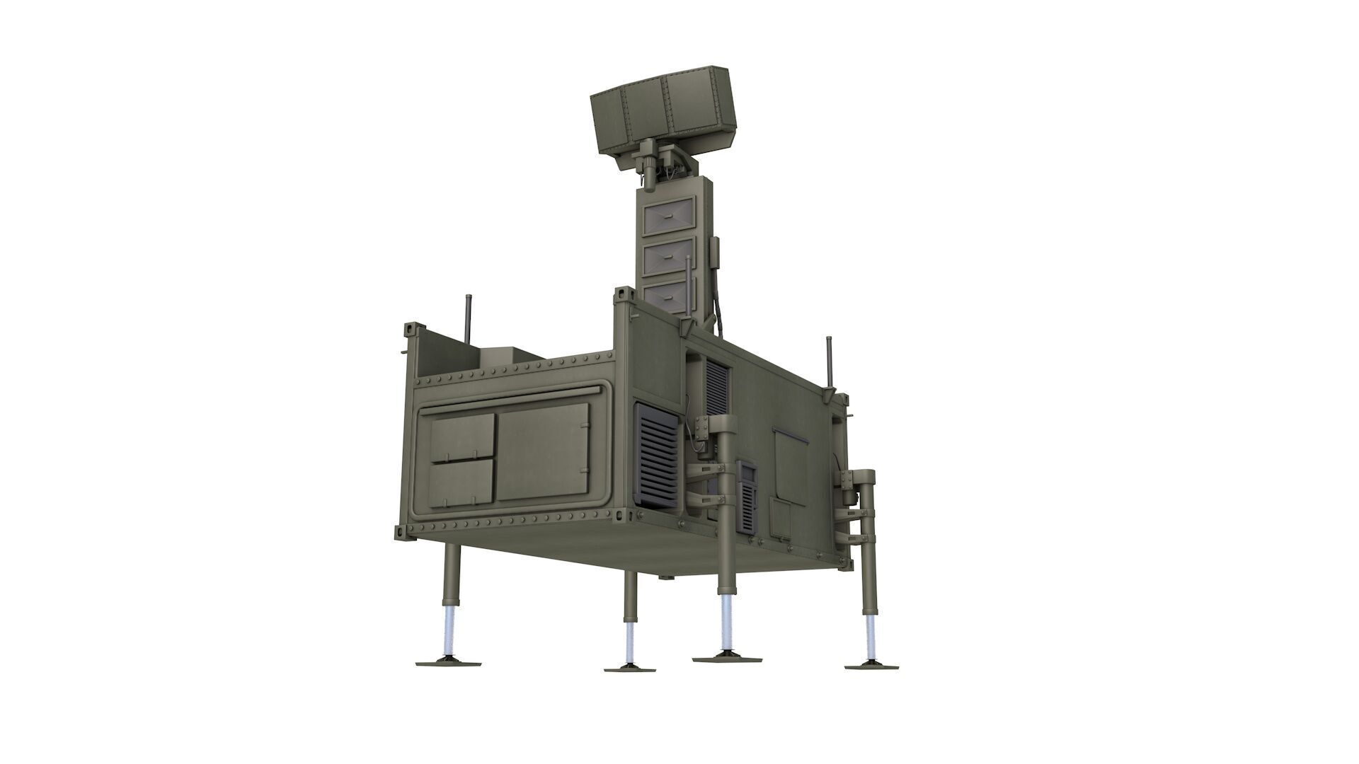 Leonardo Kronos Land Radar 3D model_2