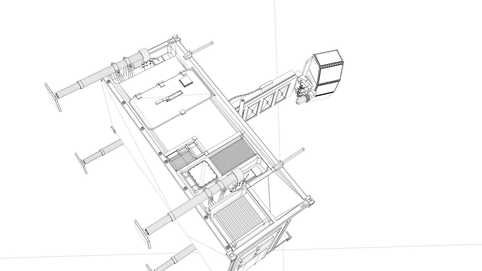 Leonardo Kronos Land Radar 3D model_7