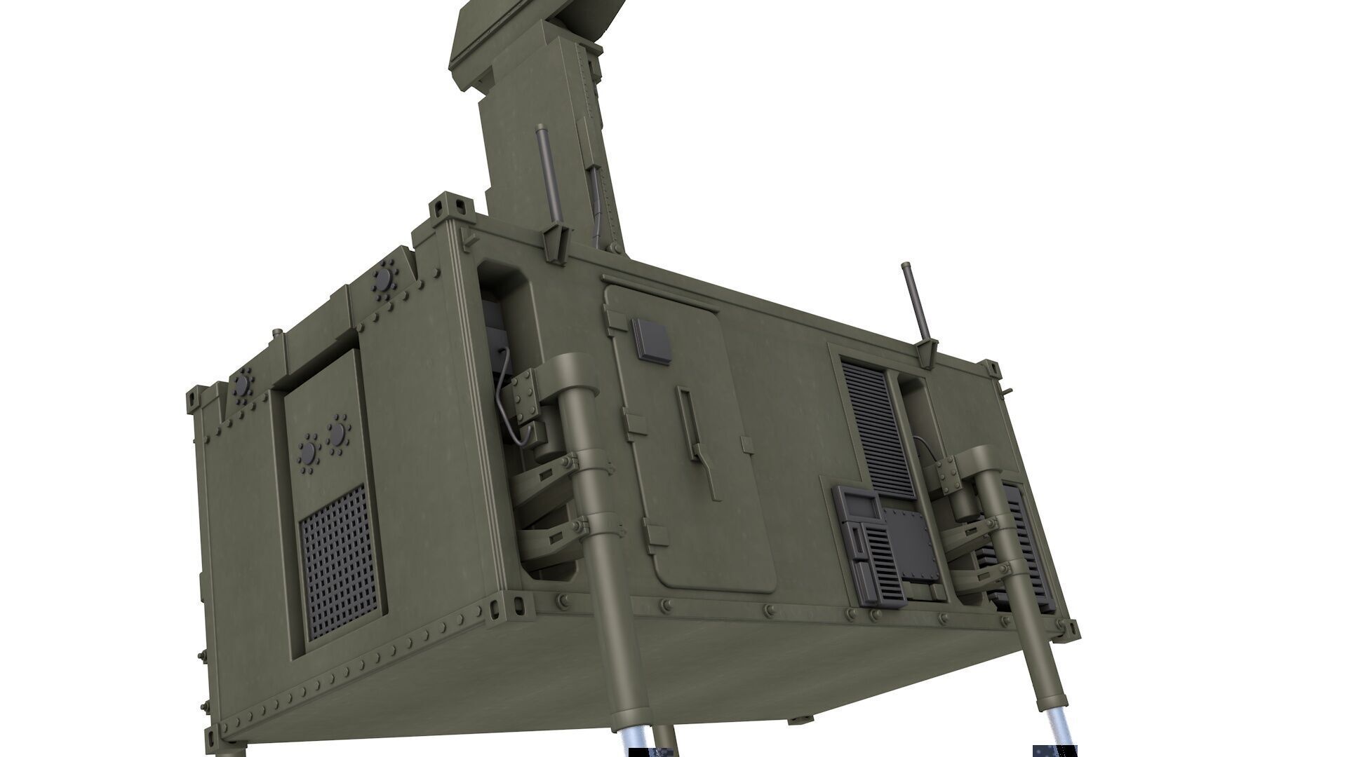 Leonardo Kronos Land Radar 3D model_4