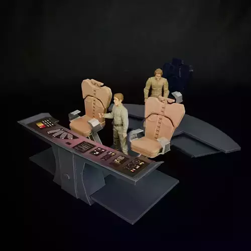 USS Enterprise Bridge Control Center Console -The Motion Picture 3D print model