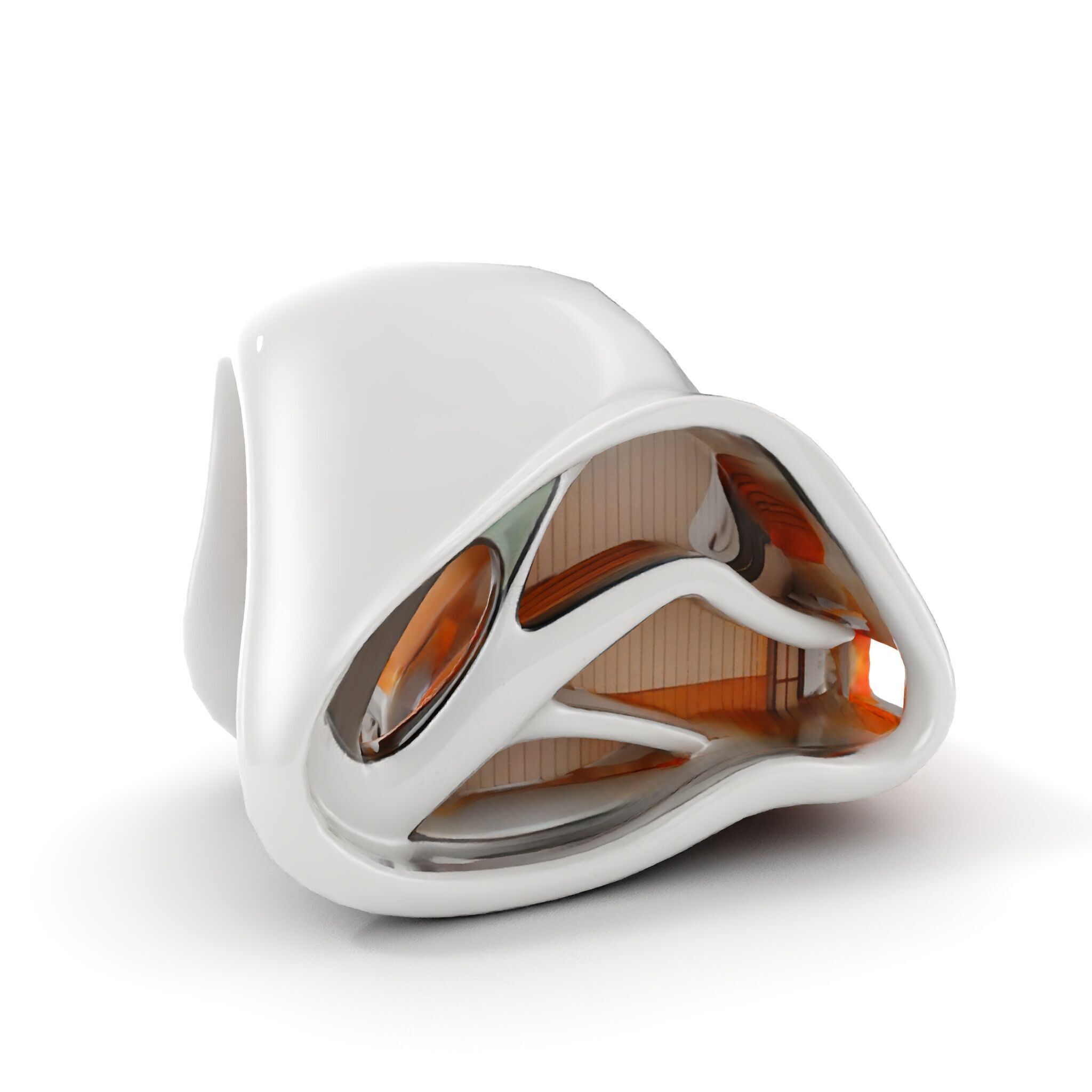 Futuristic Architectural Structure model pack Low-poly 3D model_6