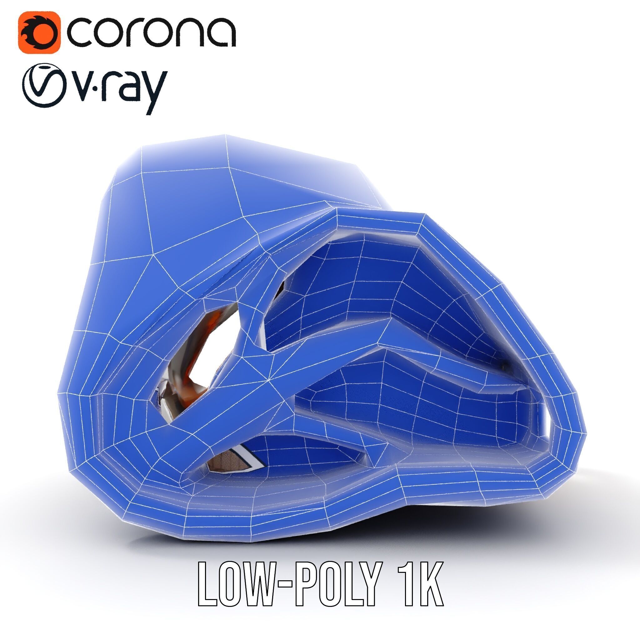 Futuristic Architectural Structure model pack Low-poly 3D model_21