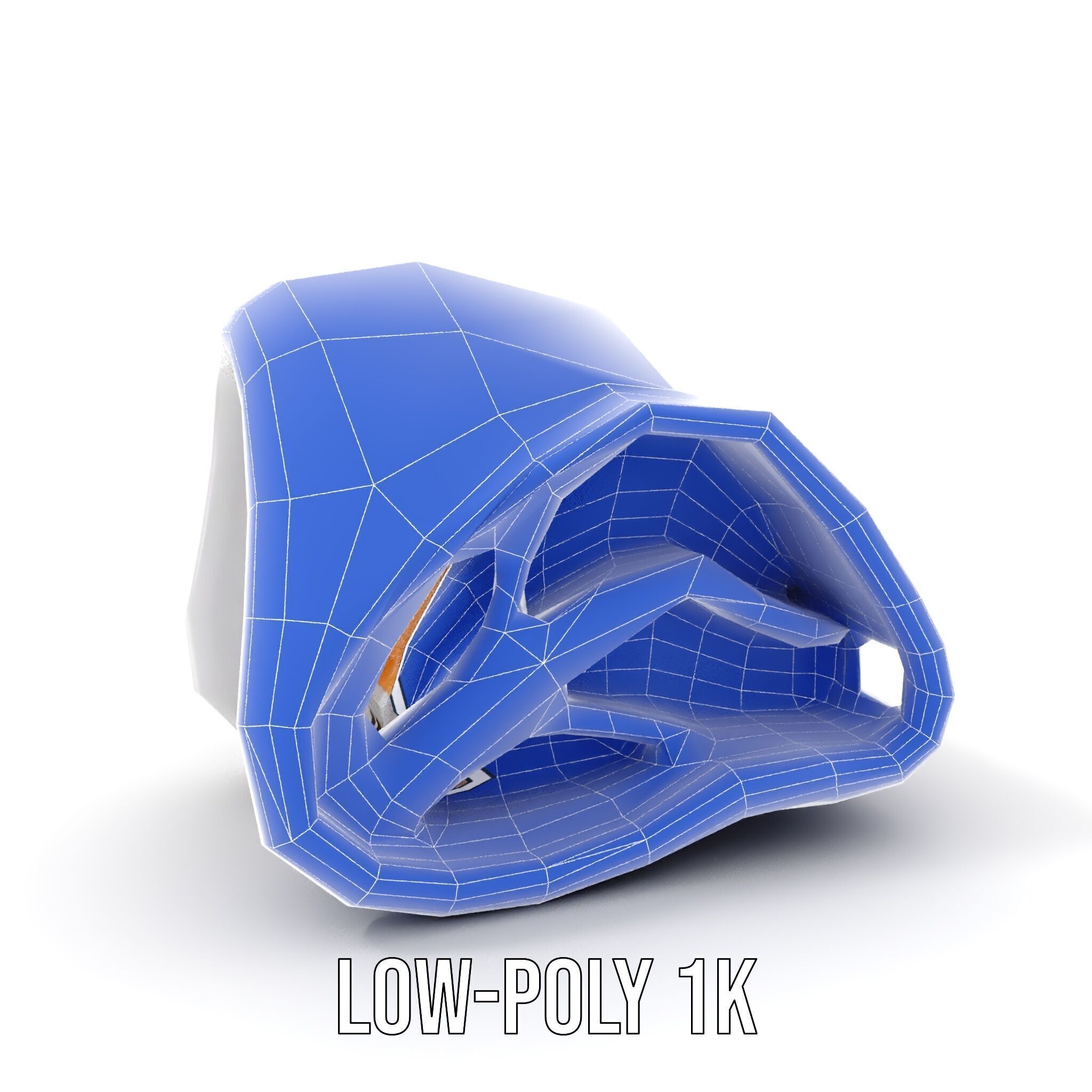 Futuristic Architectural Structure model pack Low-poly 3D model_24