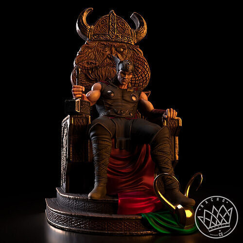 Fan Art - Thor King of Kings - Statue 3D print model
