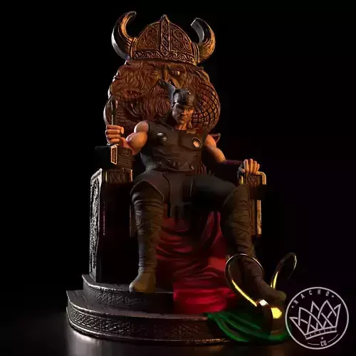 Fan Art - Thor King of Kings - Statue