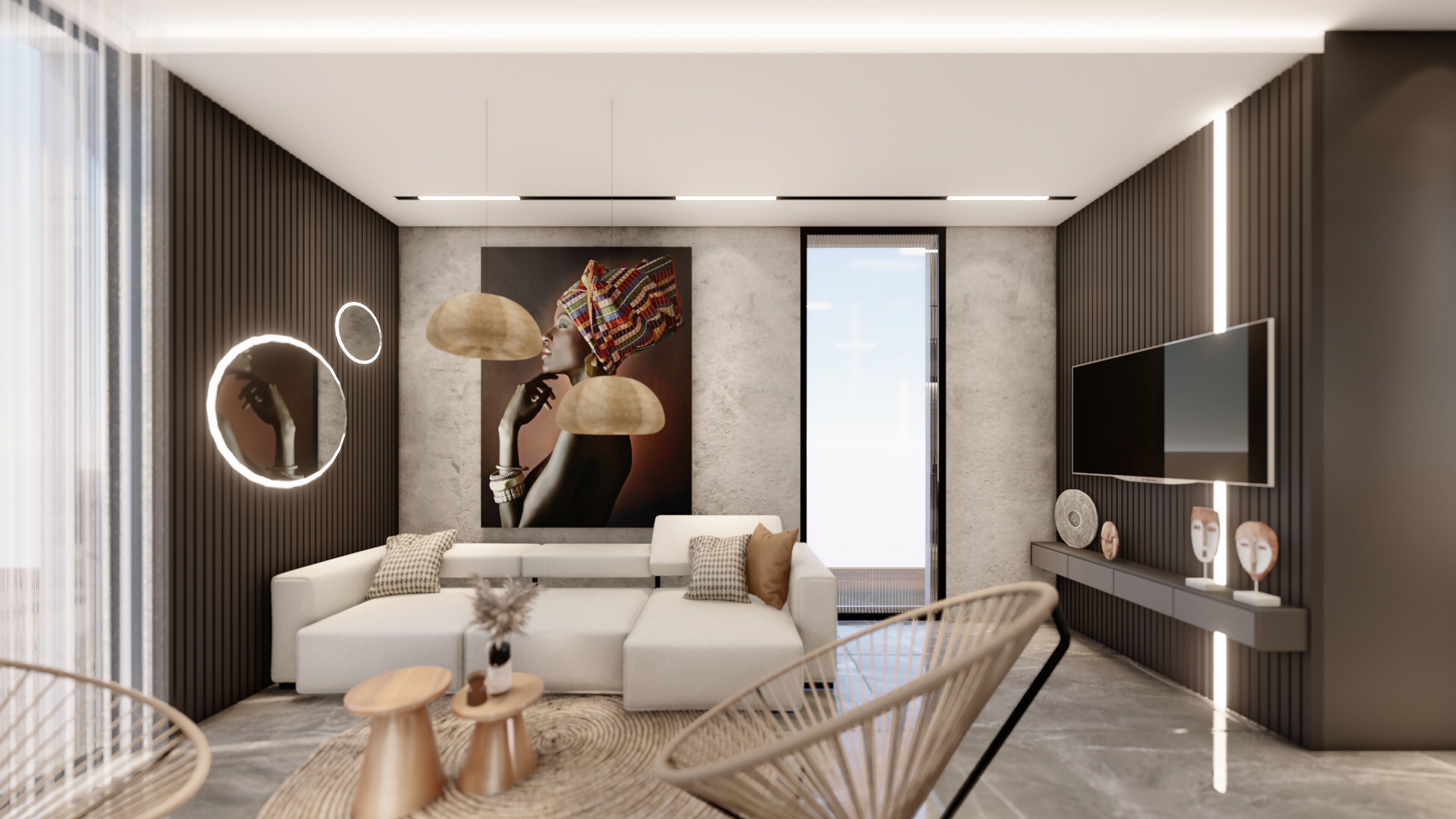 Apartment sketchup design 3D model_3