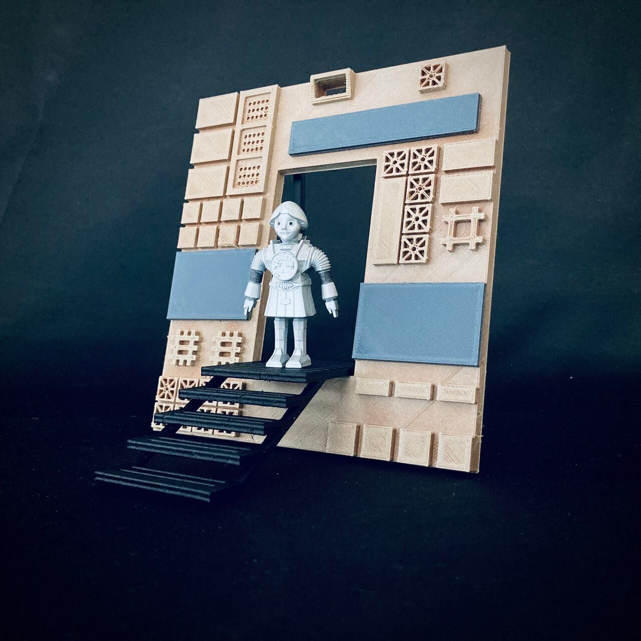 BUCK ROGERS STAR FIGHTER HANGAR PART 3D print model_3