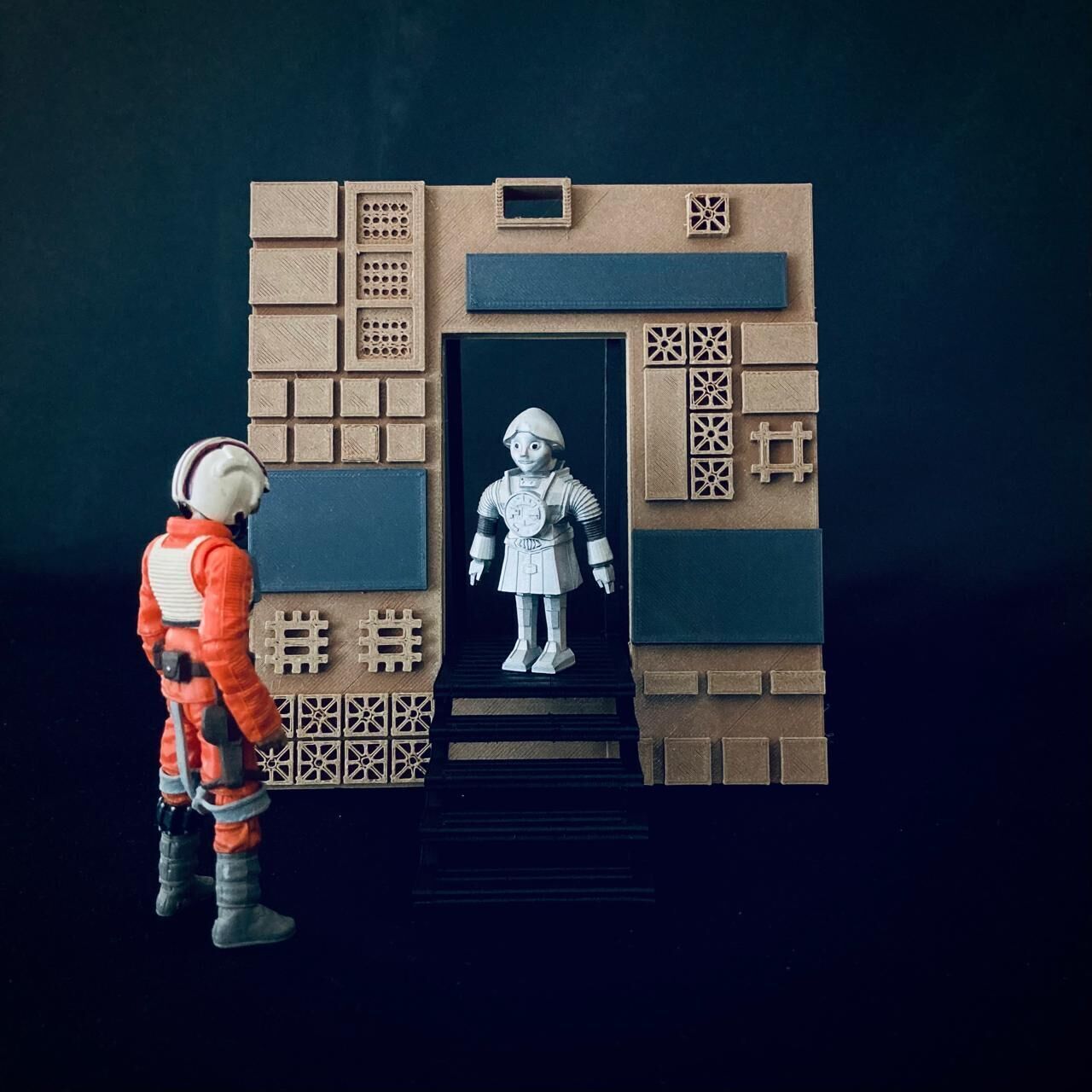 BUCK ROGERS STAR FIGHTER HANGAR PART 3D print model_1