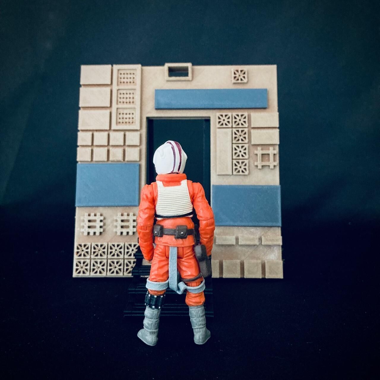 BUCK ROGERS STAR FIGHTER HANGAR PART 3D print model_2