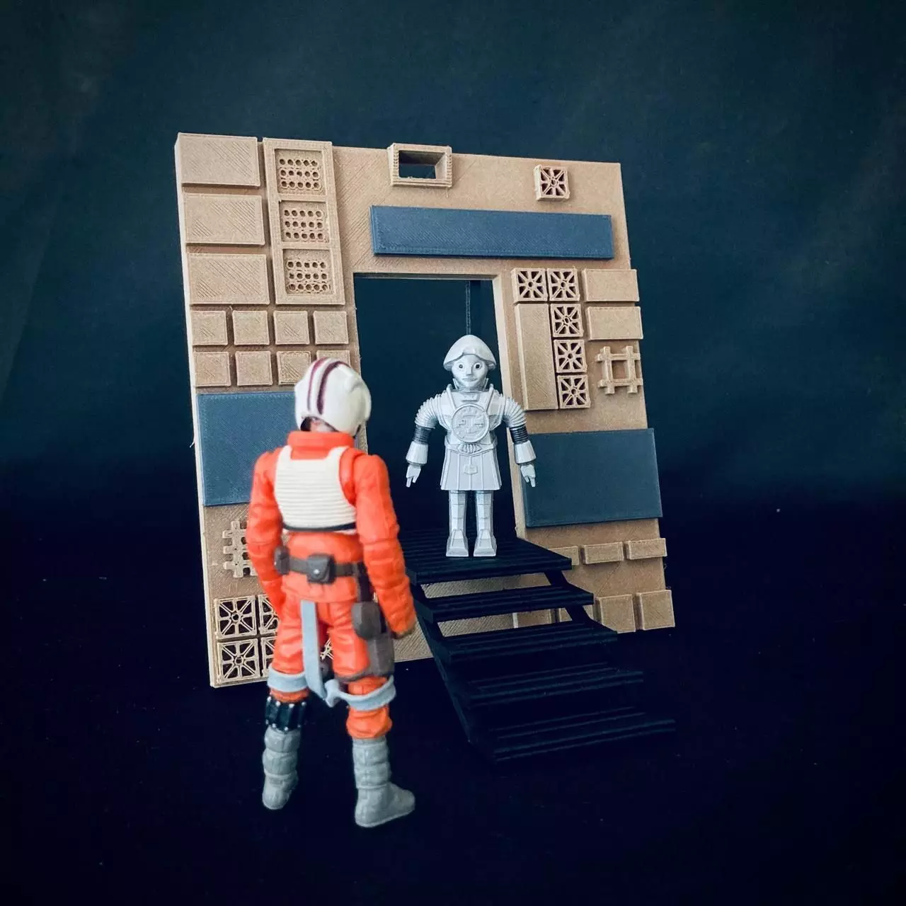 BUCK ROGERS STAR FIGHTER HANGAR PART 3D print model_0