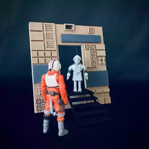 BUCK ROGERS STAR FIGHTER HANGAR PART 3D print model