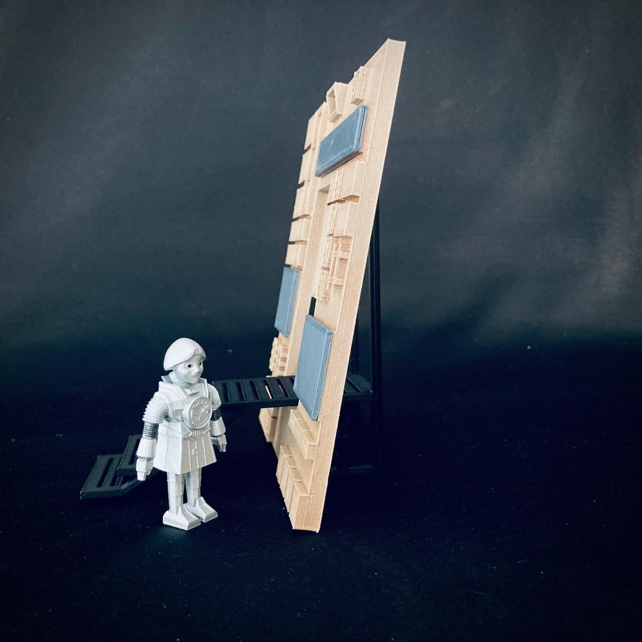 BUCK ROGERS STAR FIGHTER HANGAR PART 3D print model_4