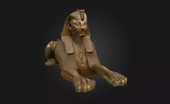 Sphinx Majesty Regal Monument Model for Ancient Egyptian 