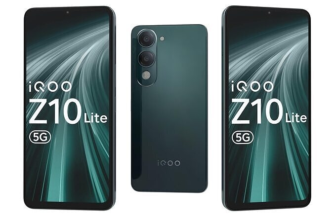 Vivo iqoo Z10 Lite Green 3D model