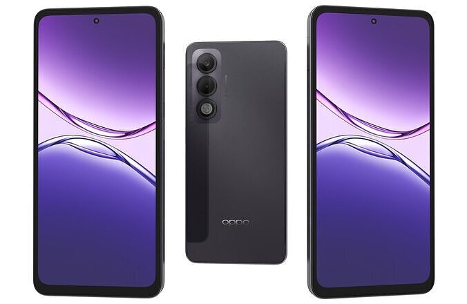Oppo K13x Black 3D model