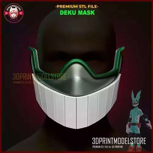 Deku Mask from My Hero Academia Cosplay Anime