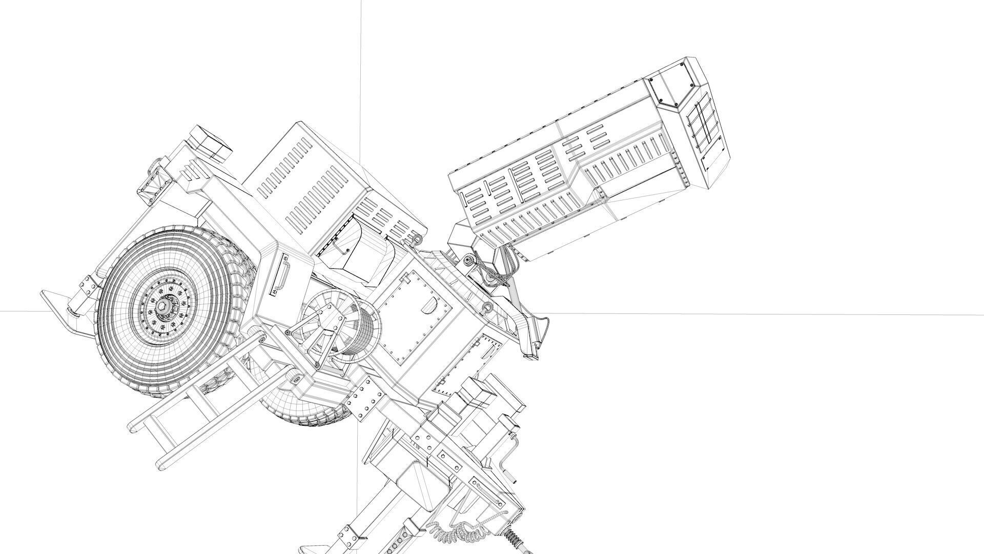 Kalkan Radar 3D model_8