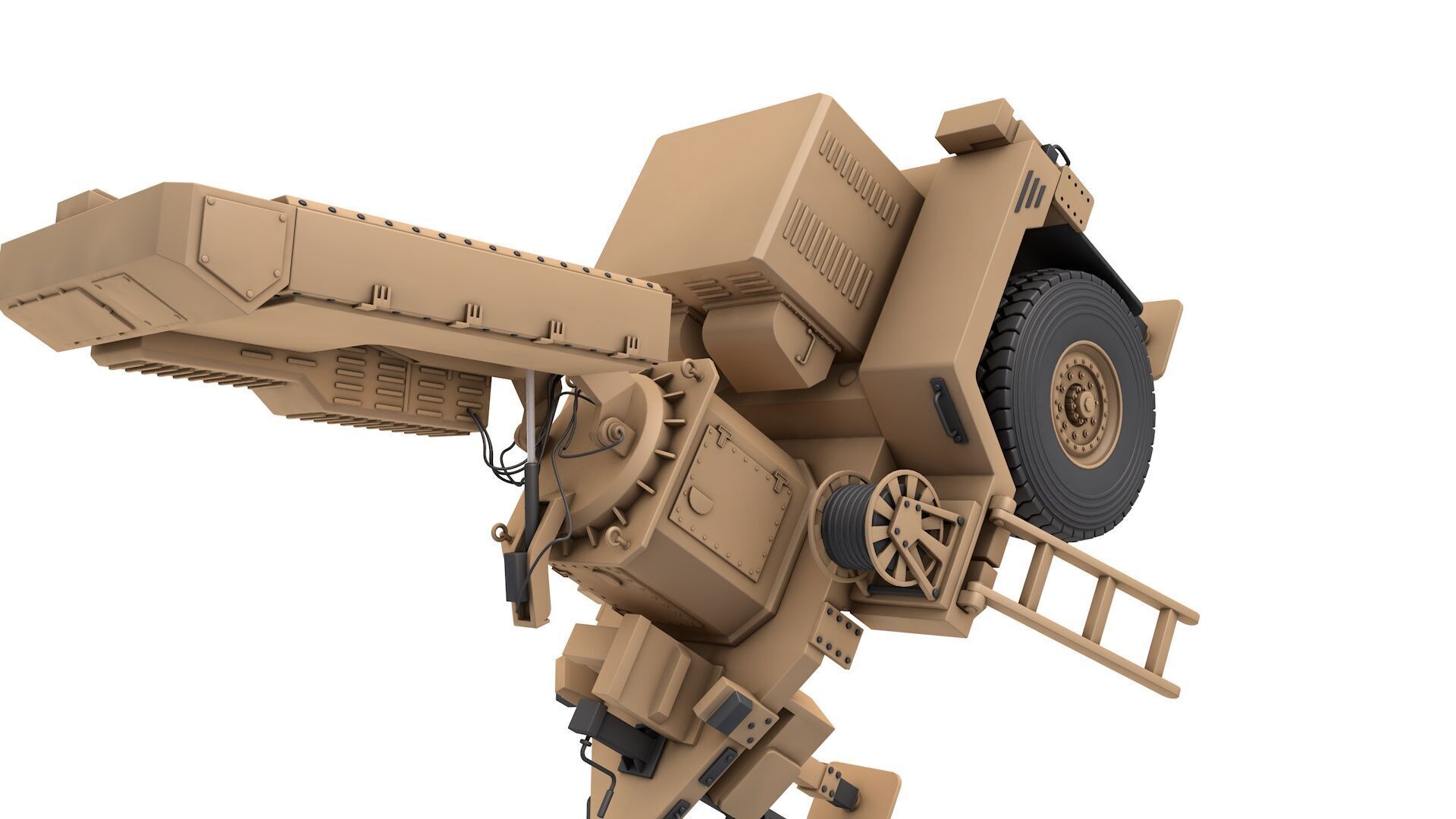 Kalkan Radar 3D model_3