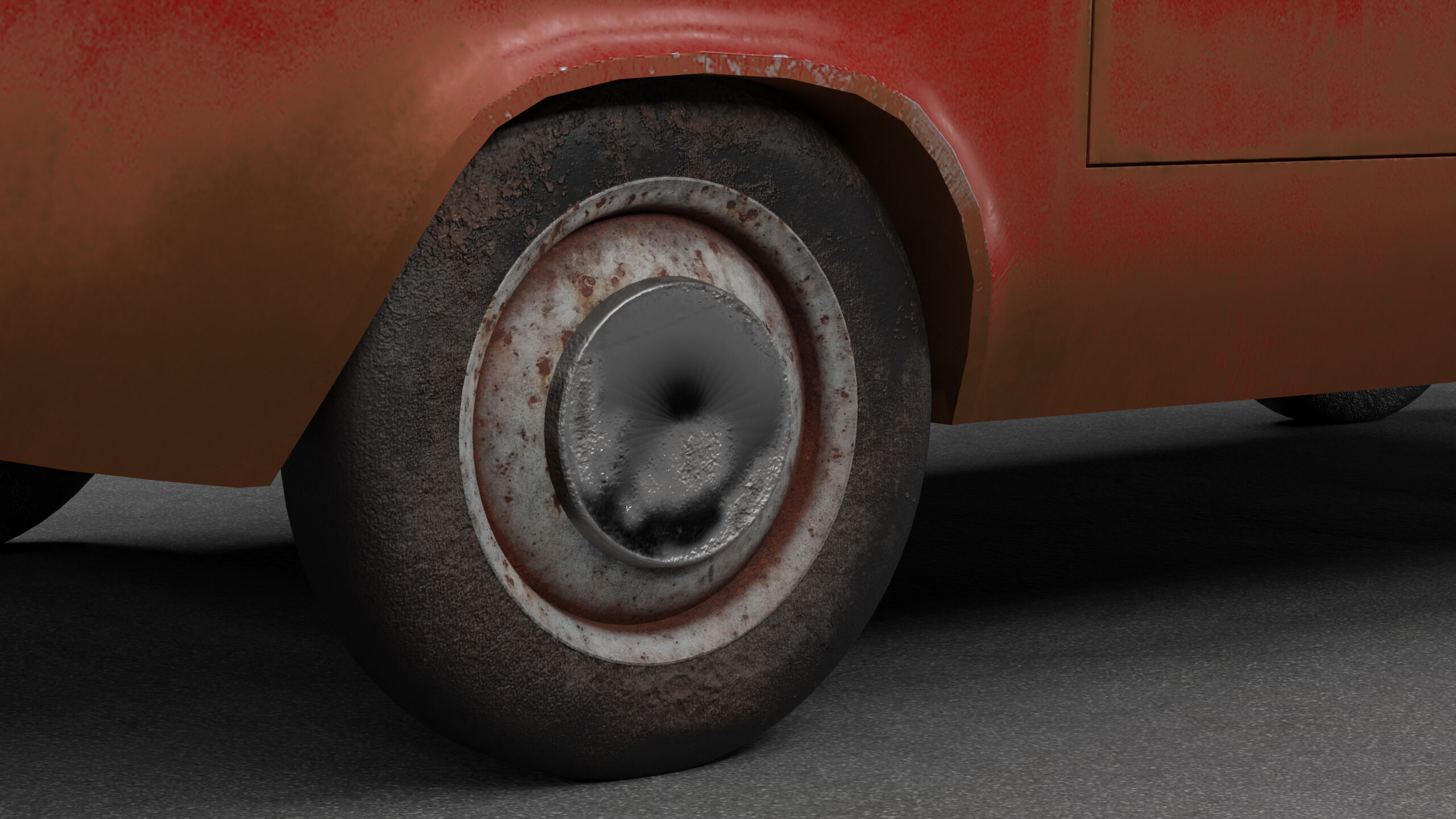 Ford Transit Mk1 Minibus Low-poly 3D model_5