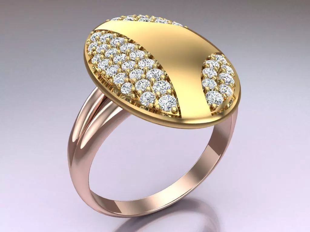 Oval Ring - Womens Rings - N822918 3D print model