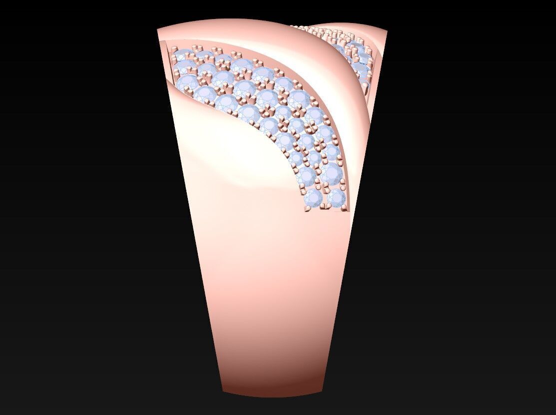 Diamond Ring - N822017 3D print model_5