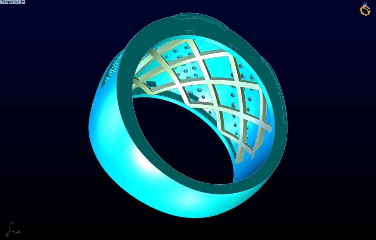 Diamond Ring - N822017 3D print model_7