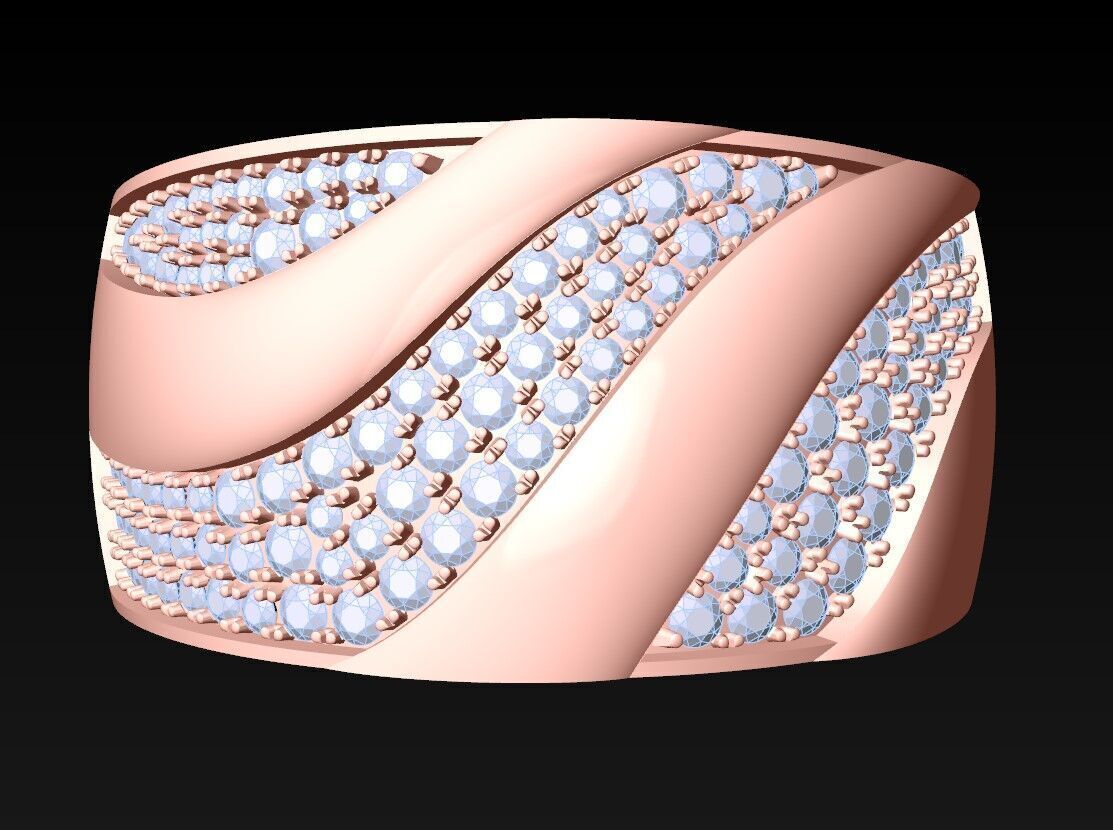 Diamond Ring - N822017 3D print model_4