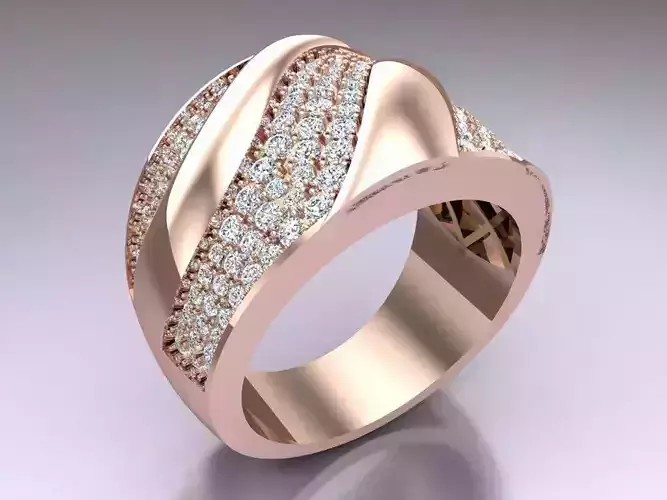 Diamond Ring - N822017 3D print model
