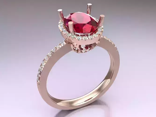 Oval stone ring - Womens  Rings - N832832