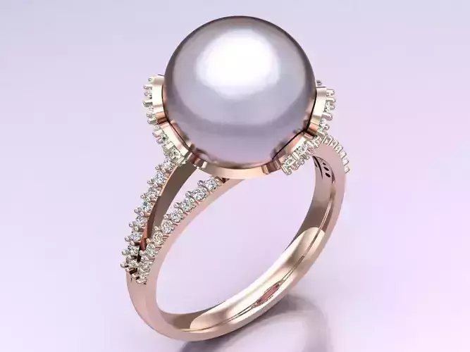Pearl Ring - Womens Rings  - N832841