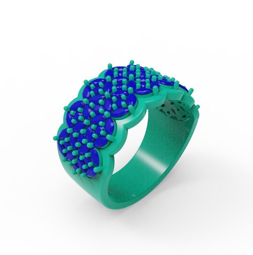 Nice ring 002 3D print model_3