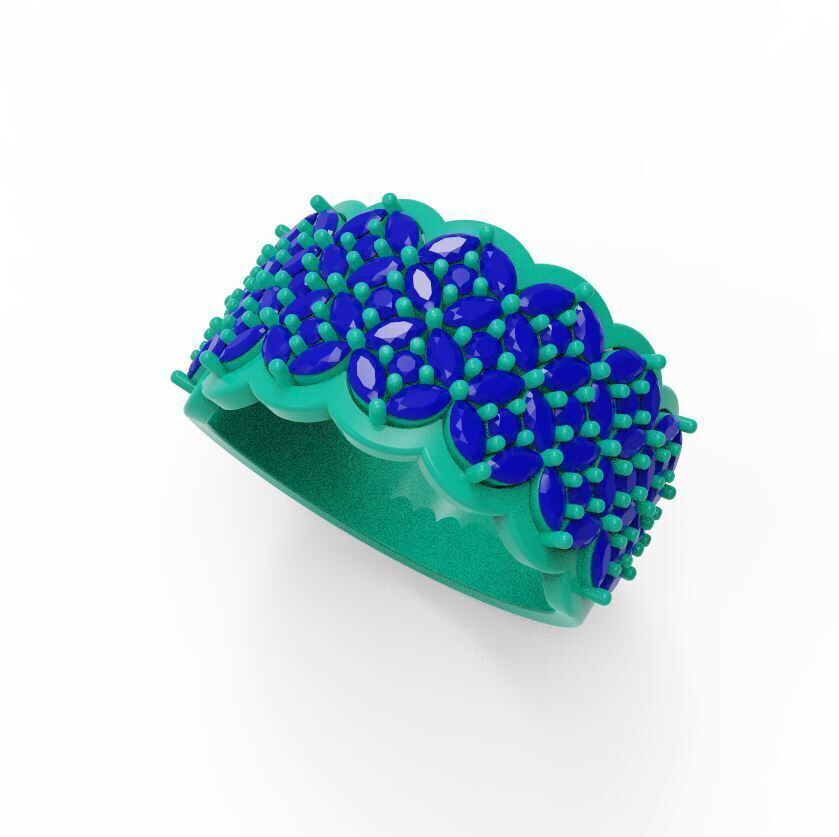 Nice ring 002 3D print model_5