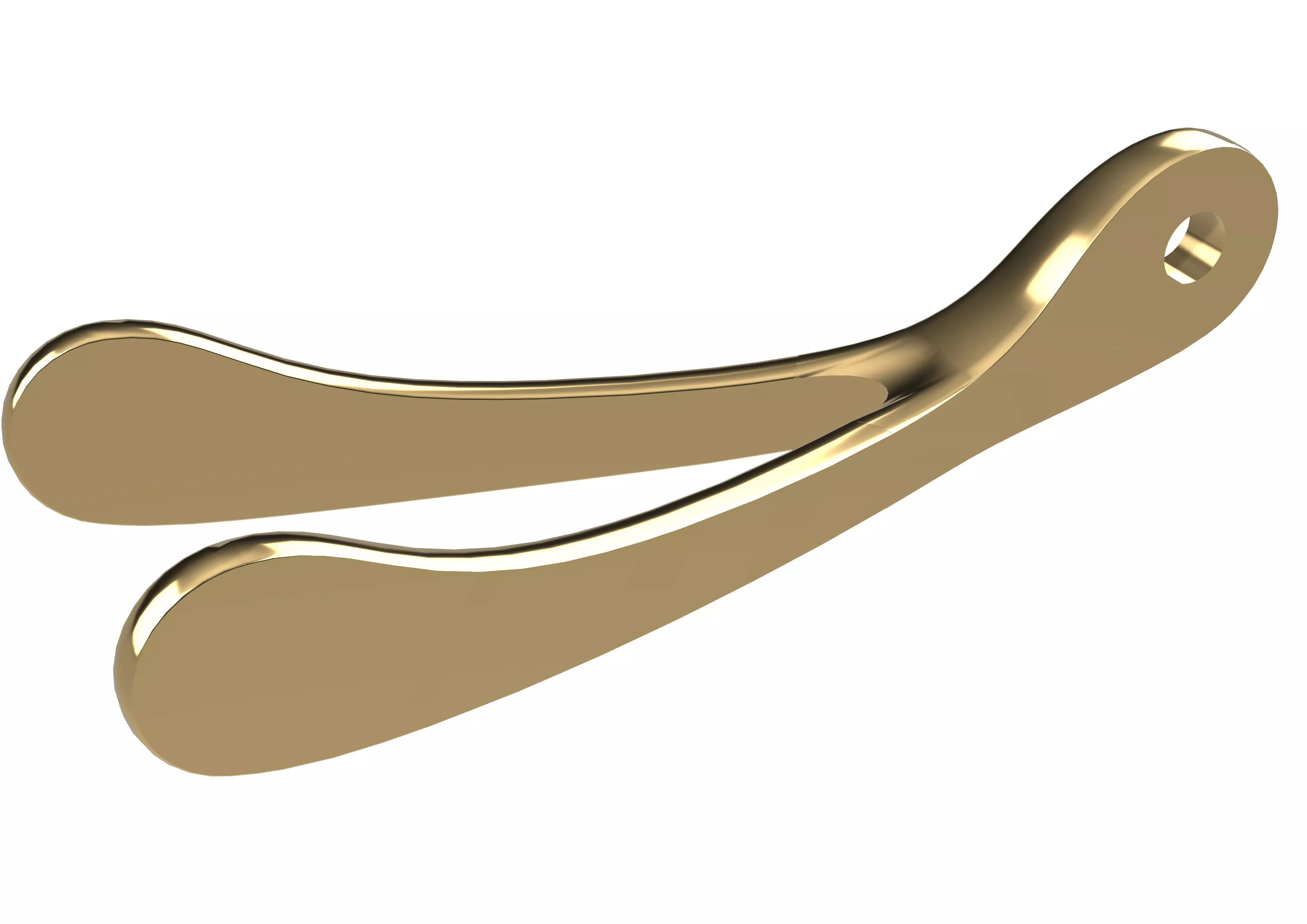 Wishbone 3D print model_0