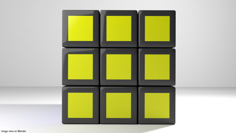 Toys - Rubiks Cube 3D model_1