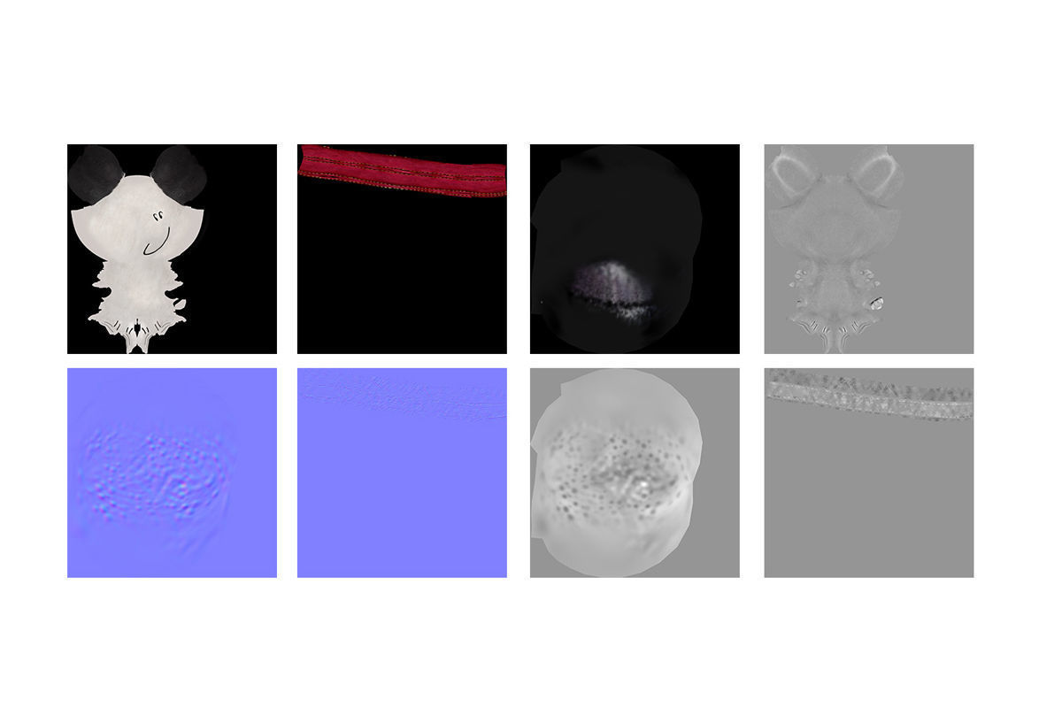 peanuts snoopy cartoon dog 3D model_11