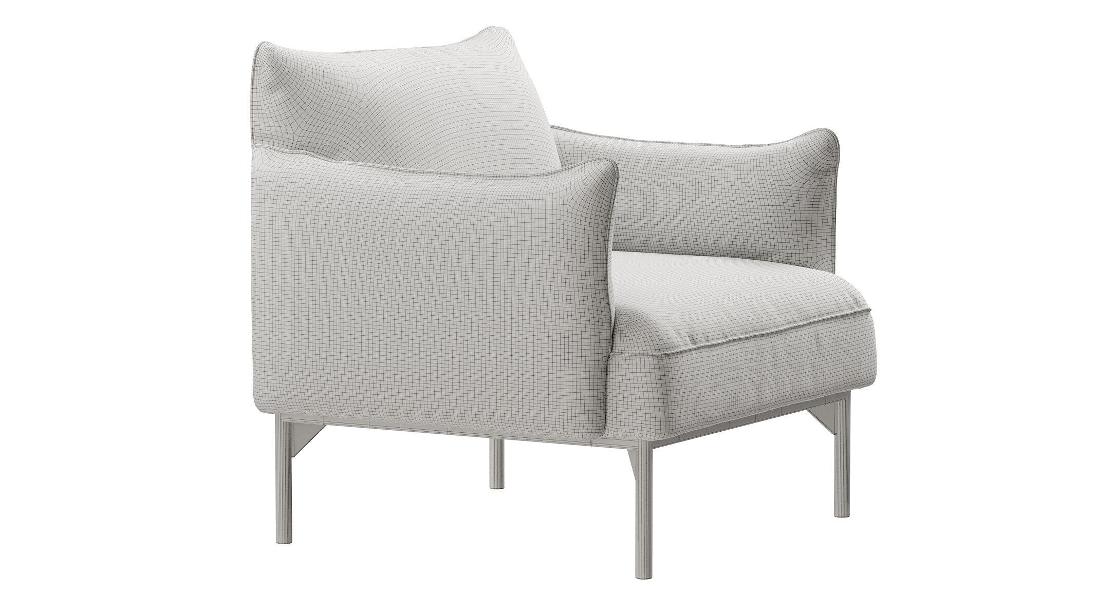 Penn Chair By West Elm 3D model_34