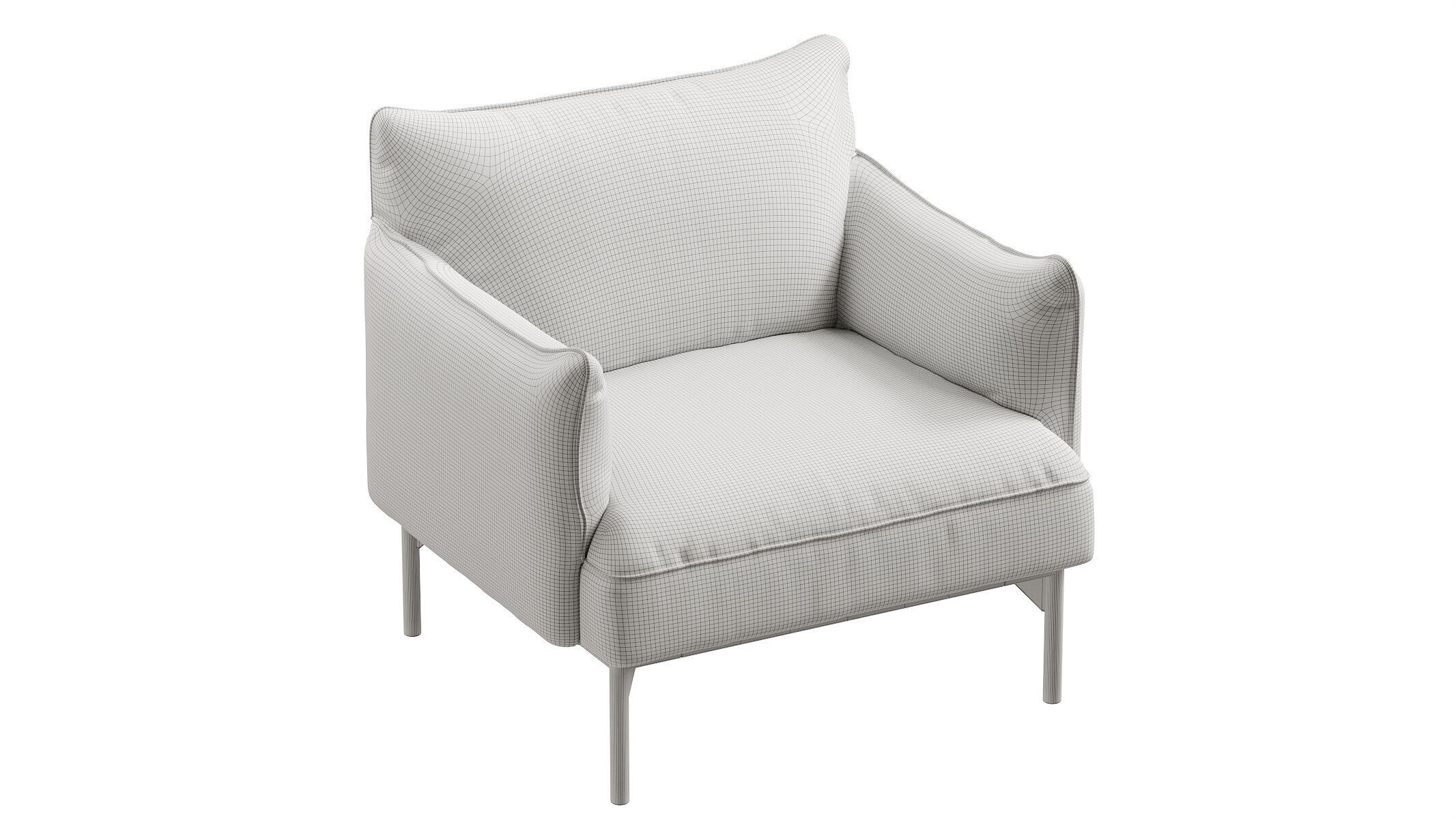 Penn Chair By West Elm 3D model_33