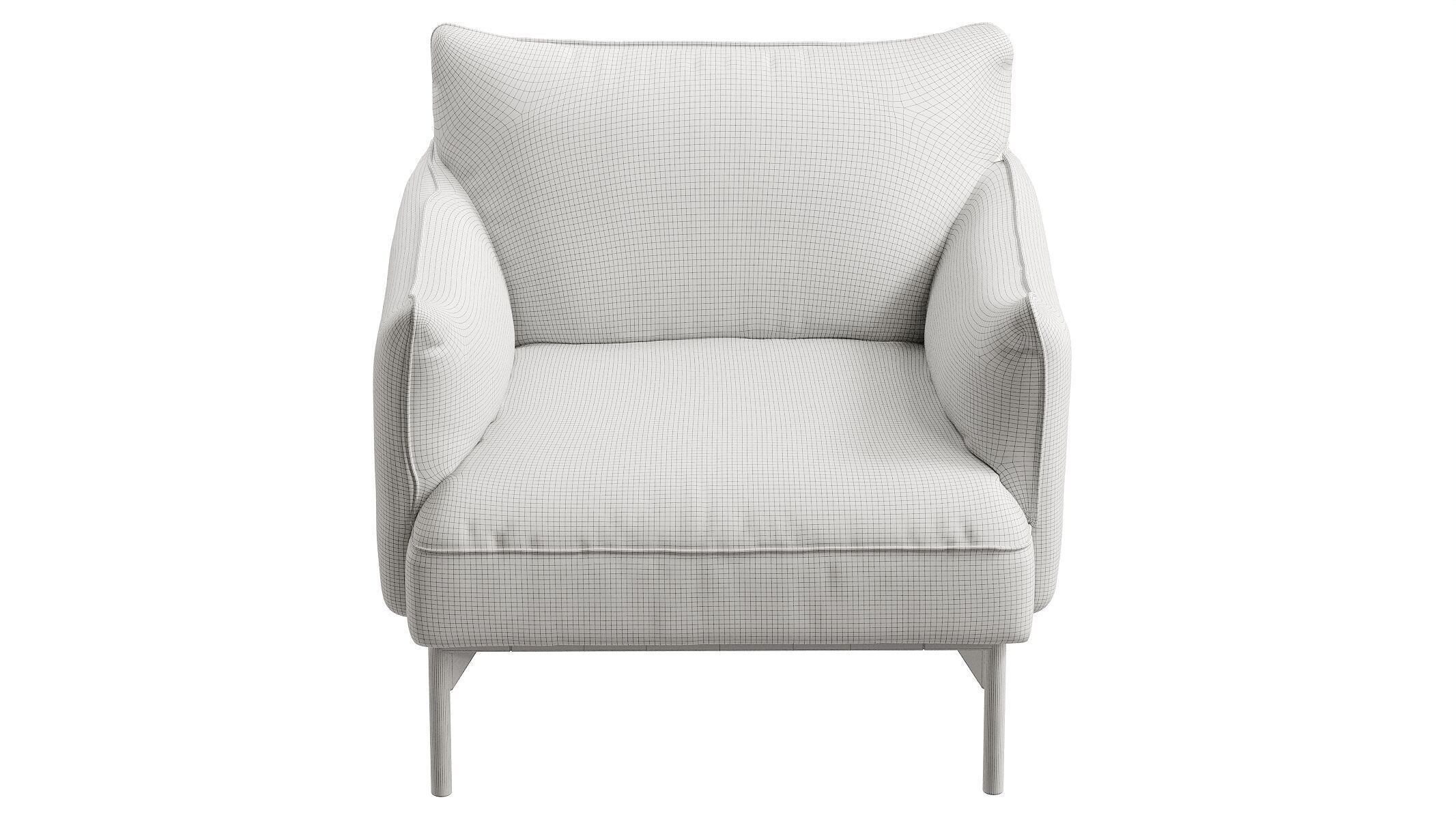 Penn Chair By West Elm 3D model_32