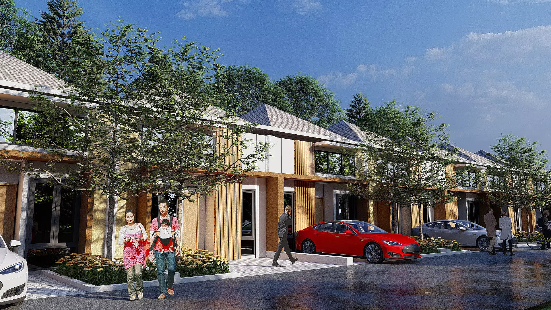 6x12 One Floor House SketchUp DWG and Lumion File 3D model_0