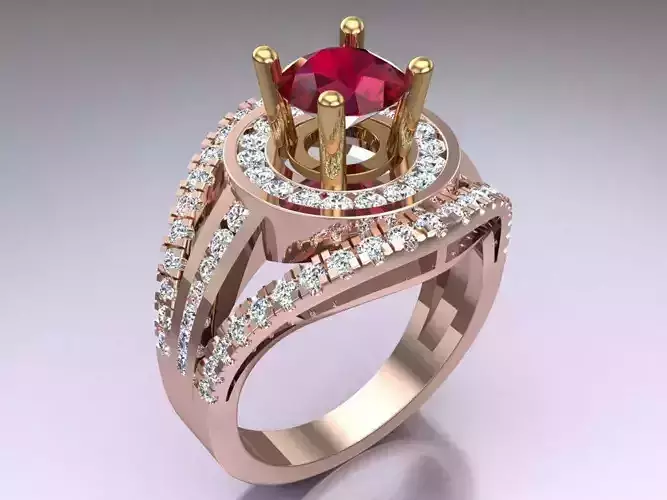 Diamond Ring - N832242 3D print model