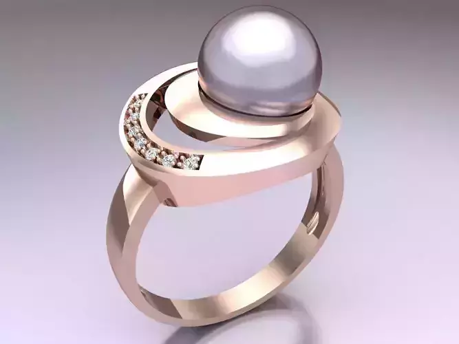 Pearl Ring - Womens Rings  - N832258