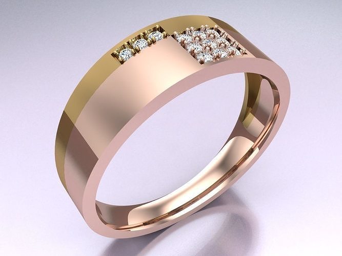 Diamond Ring - N832157 3D print model