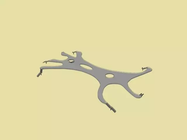 foot bridge  Free 3D model_0