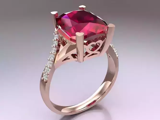 Oval stone ring - Womens  Rings - N852434