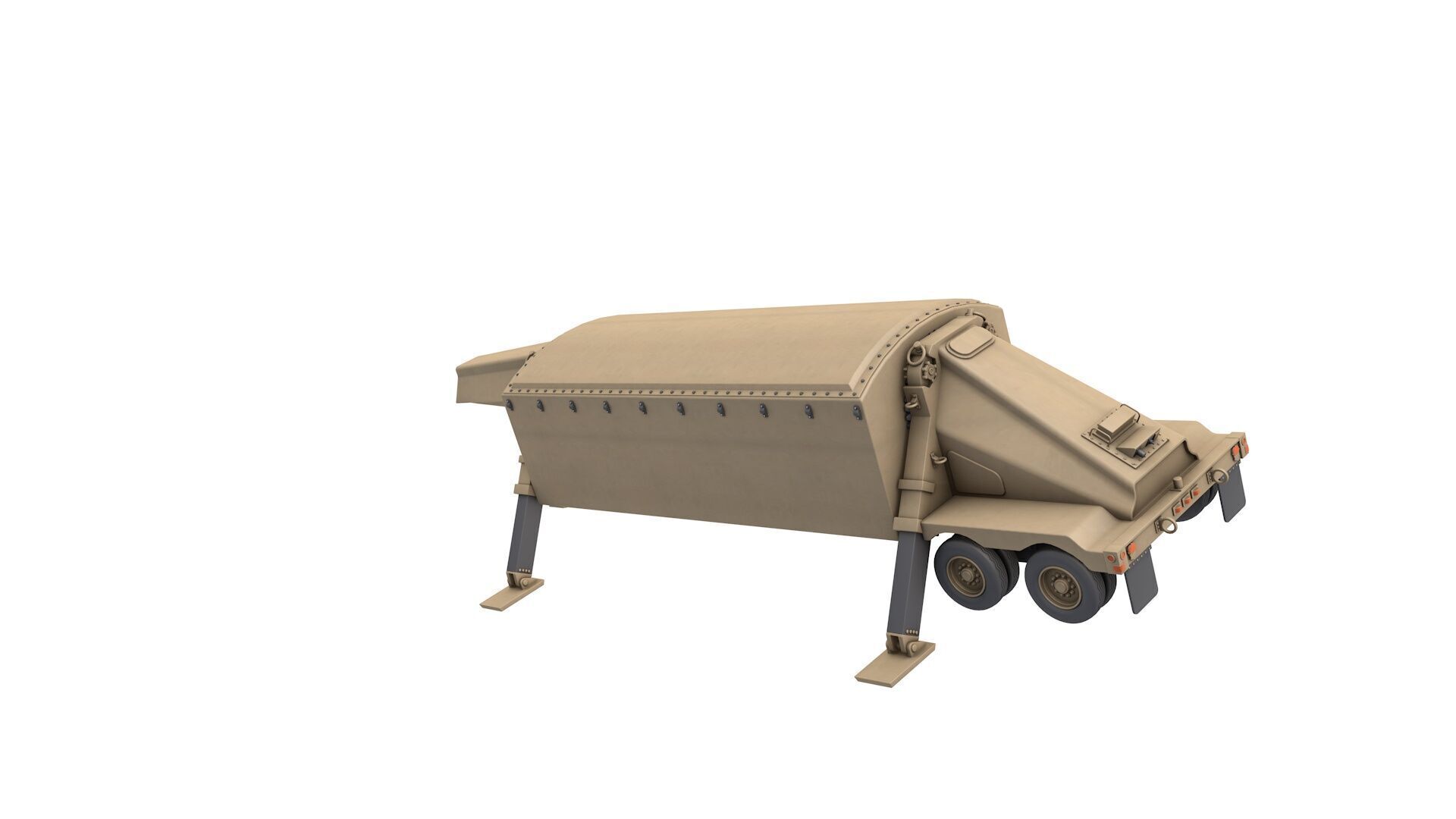 AN TPY-2 radar 3D model_1