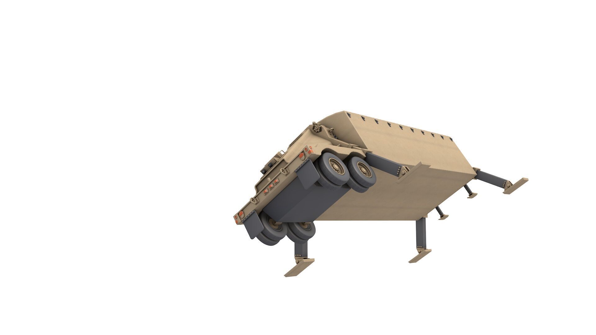 AN TPY-2 radar 3D model_2