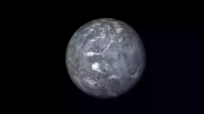 Exoplanet 3D model